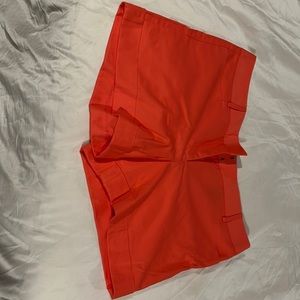 Express Editor shorts in coral